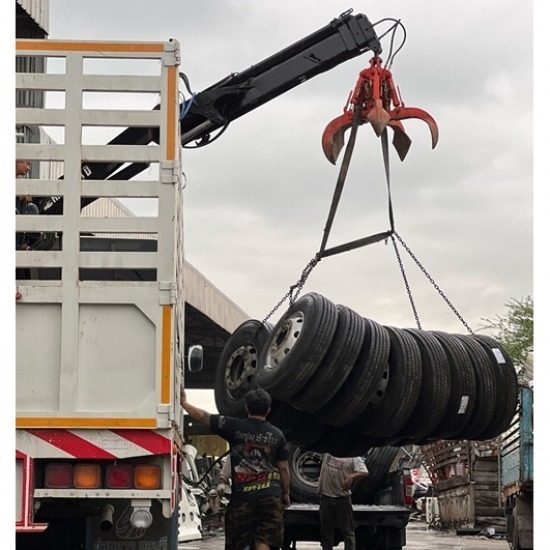 ซื้อ-ขาย รถบรรทุกมือสองชลบุรี อู่สมควร - รถบรรทุกติดเครน ติดเฮี๊ยบคีบ มือสอง